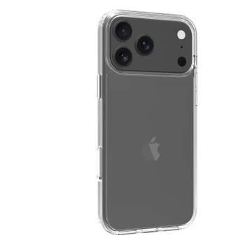 SCREENOR Bumper Case for Apple iPhone 17 Pro Max, Transparent Clear TPU, Shock-Absorbing, Anti-Yellowing, Slim Profile