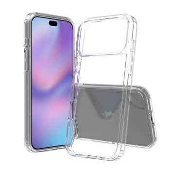 SCREENOR Bumper Case for Apple iPhone 17 Pro Max, Transparent Clear TPU, Shock-Absorbing, Anti-Yellowing, Slim Profile