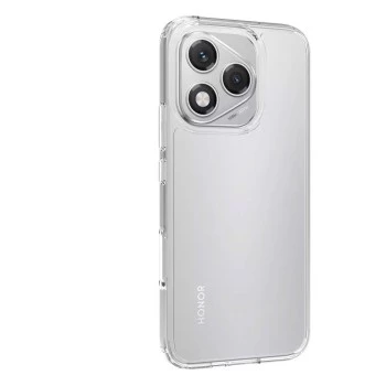 SCREENOR Bumper Case for Honor 90 Lite, Transparent TPU, Shock Absorbing, Scratch Resistant, Slim Profile