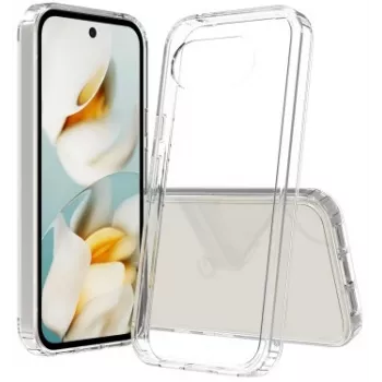 SCREENOR Bumper Case for Google Pixel 8a, Clear TPU
