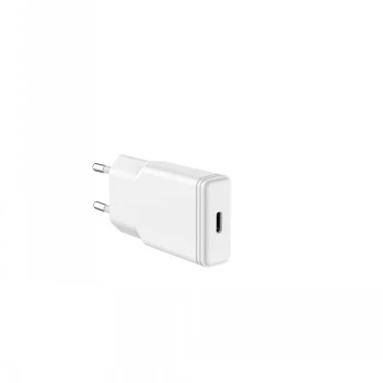 GRATEQ TAHKO 20W USB-C PD Wall Charger Bundle with 1.5m USB-C to Lightning Cable, White