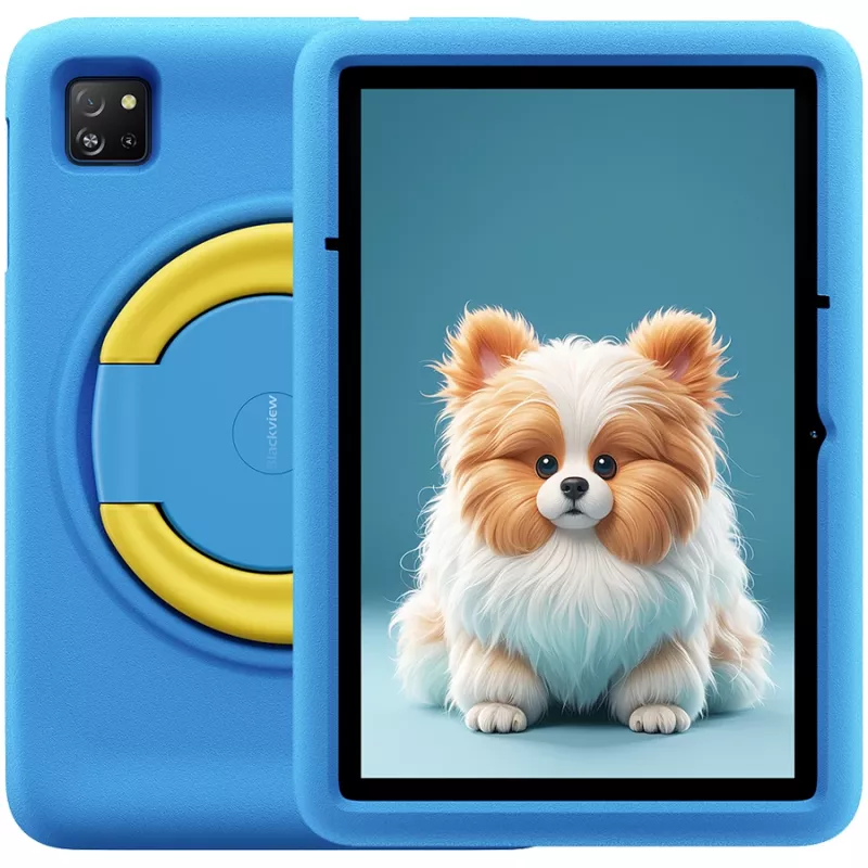 Blackview Tab A6 Kids Tablet, 10.1-inch HD+ IPS, 4GB RAM, 128GB Storage, Android 14, Ocean Blue