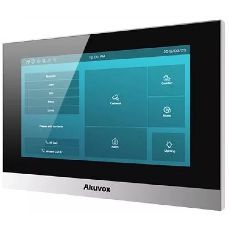 Akuvox C313W Silver 7-inch Touch Screen Video Door Phone Monitor