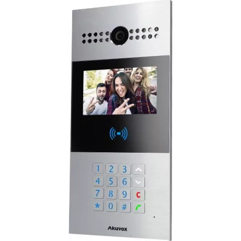 AKUVOX AKV-R28A IP Door Panel with 7-inch Touch Screen, Facial Recognition, and PoE