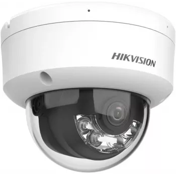 Hikvision DS-2CD2143G2-LI(2.8mm) PL 4MP AcuSense Dome IP Camera with 2.8mm Lens, White Light, and IR