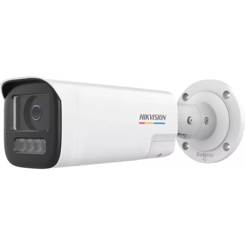 Hikvision DS-2CD1B47G3H-LIUF/SRB(2.8mm) 4MP ColorVu IP Camera with White Light, Built-in Mic, MicroSD, PoE