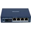 Hikvision DS-3D504TP-A Unmanaged Industrial PoE Switch, 4 PoE+ Ports, 1 SFP Uplink, 60W Budget