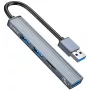 ORICO USB 3.0 4-Port USB-A Hub, 5Gbps, Black