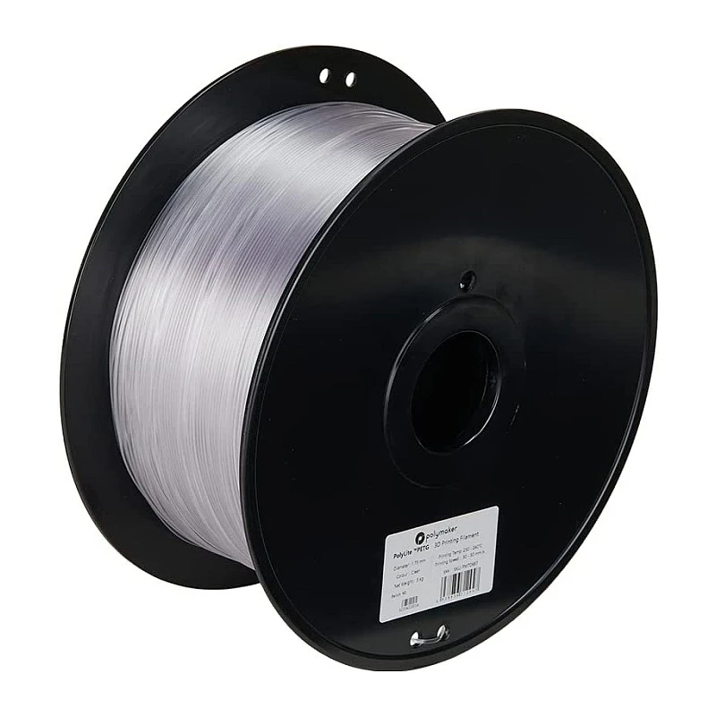 POLMASK PETG 1.75mm Transparent 1kg 3D Printer Filament