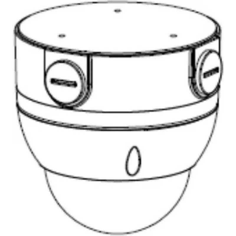 Dahua PFA136 Junction Box Mounting Bracket for Dome Cameras, White, IP66
