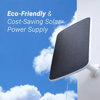 EZVIZ EB3 3MP Wireless IP Camera with Solar Panel, USB-C, Color Night Vision, 2-Way Audio, IP65, 5200mAh Battery