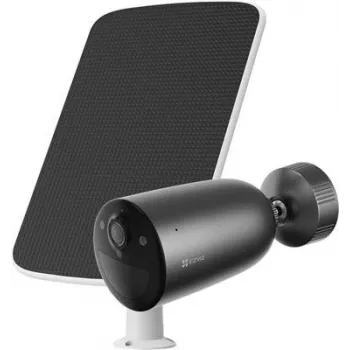 EZVIZ EB3 3MP Wireless IP Camera with Solar Panel, USB-C, Color Night Vision, 2-Way Audio, IP65, 5200mAh Battery