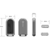EZVIZ HGT2-R100-S Remote Control for Gate Openers, Two-Channel