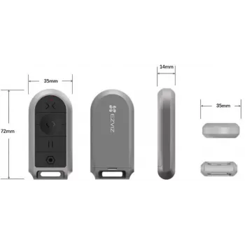EZVIZ HGT2-R100-S Remote Control for Gate Openers, Two-Channel
