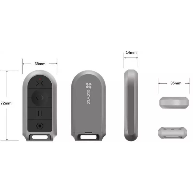 EZVIZ HGT2-R100-S Remote Control for Gate Openers, Two-Channel