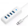 ORICO PW4U-C3-015-WH-EP USB-C Hub 4x USB-A 3.2 Gen 1 White