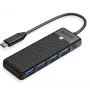 ORICO USB-C Hub 4-Port USB-A 3.0 5Gbps Black