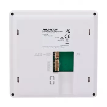 Hikvision DS-KH6110-WE1 4.3 inch Indoor Station, 480x272, PoE, WiFi, 4 Custom Buttons, Touch Screen, White