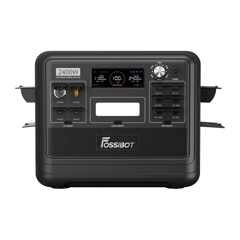 FOSSIBOT F2400 2400W Charging Station, Black