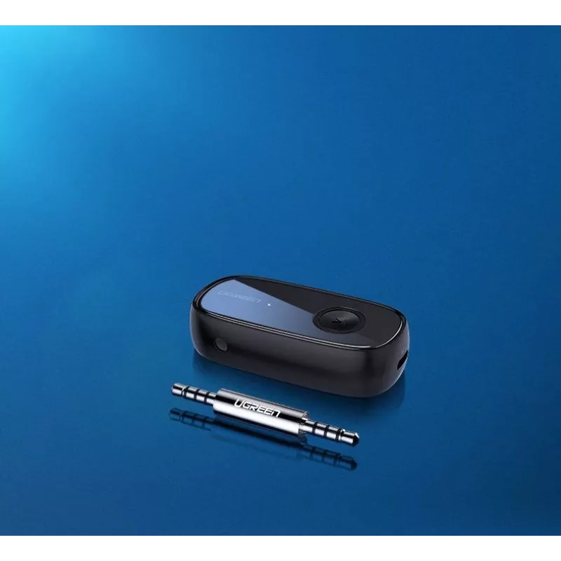 UGREEN Bluetooth 5.0 Audio Receiver AUX aptX, aptX LL Mini Headphone Jack Black (70304)
