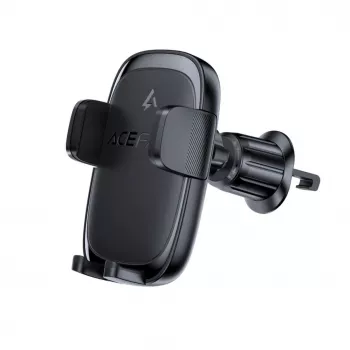 Acefast D48 Car Air Vent Mount with Wireless Charger Black