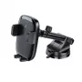 Acefast D49 Car Phone Holder with 15W Fast Wireless Charger - Black