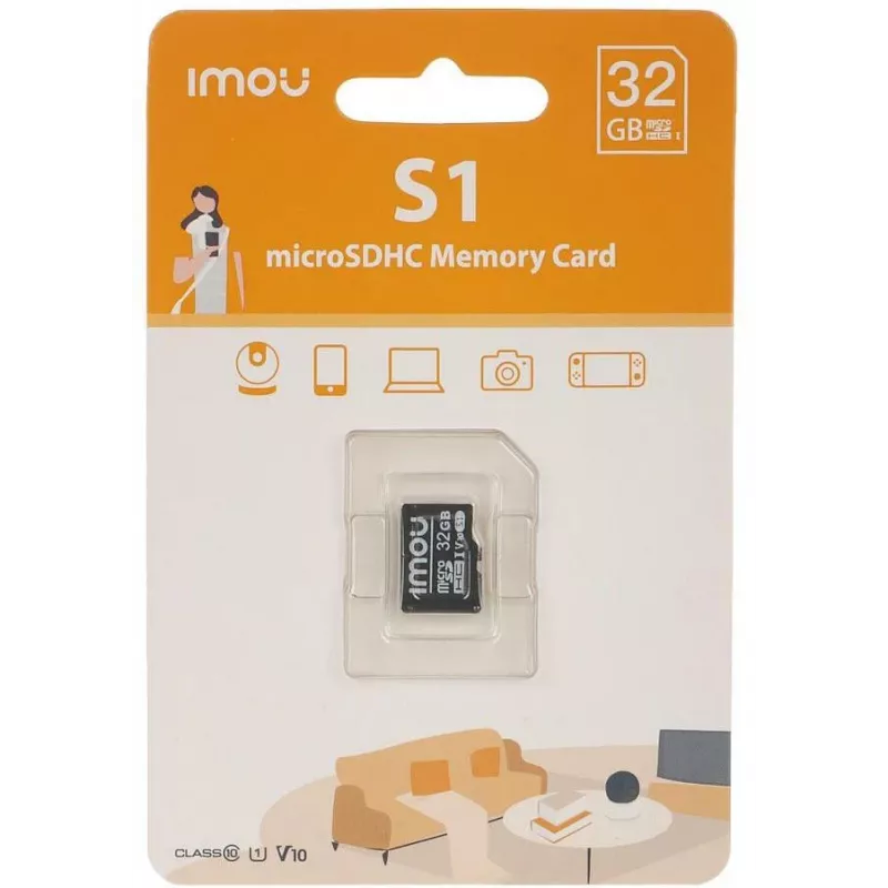 IMOU ST2-32-S1 32GB microSDHC Memory Card