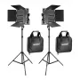 NEEWER 660 Bi-Color LED Video Light Kit (2 Lamps, 40W, 3200-5600K)
