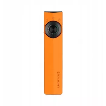 OLight ArkPro Class 1 Orange Cool White LED Flashlight with Strobe Mode UV Light