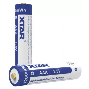 XTAR AAA 1.5V 750mAh Rechargeable Li-ion Battery (4-Pack) with Protection