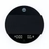 WILFA UNIFORM COFFEE SCALE - Digital Coffee Scale with Timer, Bluetooth, 2000g Capacity, 0.1g Accuracy, Black