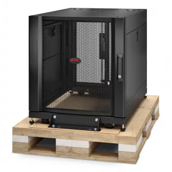APC NetShelter SX 12U Server Rack Enclosure 600mm x 900mm with Sides Black Shock Packaging