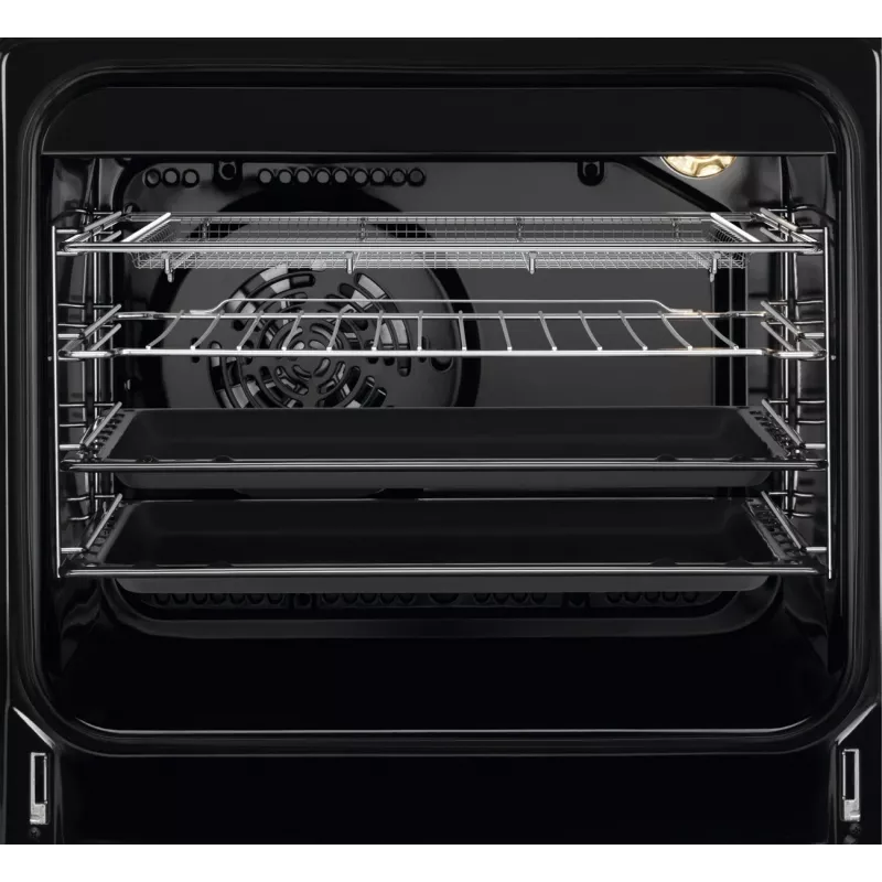 AEG CCB56491BW Freestanding Electric Cooker with Ceramic Hob, 73L Fan Oven & 39L Conventional Oven, White
