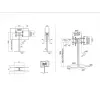 MULTIBRACKETS M Public Display Stand 180 HD Back to Back Black with Floorbase