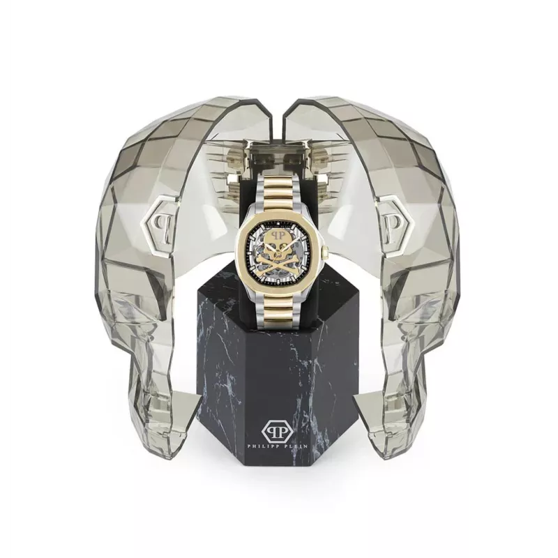 Philipp Plein The $keleton Men's Automatic Watch PWRAA0323 42mm Black Silicone