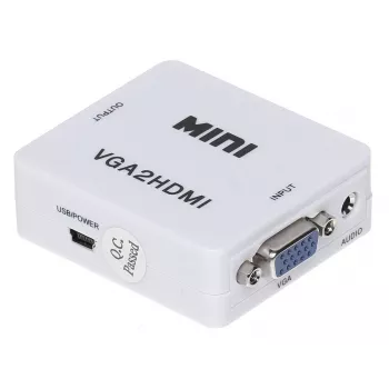 DELTA VGA+AU/HDMI-ECO VGA to HDMI Converter with Audio