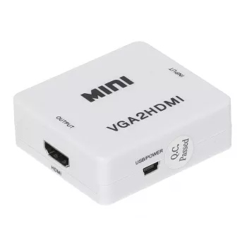 DELTA VGA+AU/HDMI-ECO VGA to HDMI Converter with Audio