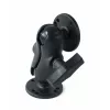 RAM MOUNTS C Size Short Double Socket Arm with 2x 2.5 inch Round Bases
