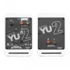 KANTO AUDIO YU2MW-CG Powered Bookshelf Speakers with USB DAC and 3.5mm AUX - Matte White (Incl. Type C & G Power Cords)