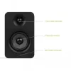 KANTO AUDIO YUP4 Passive Bookshelf Speakers - Black (Pair)