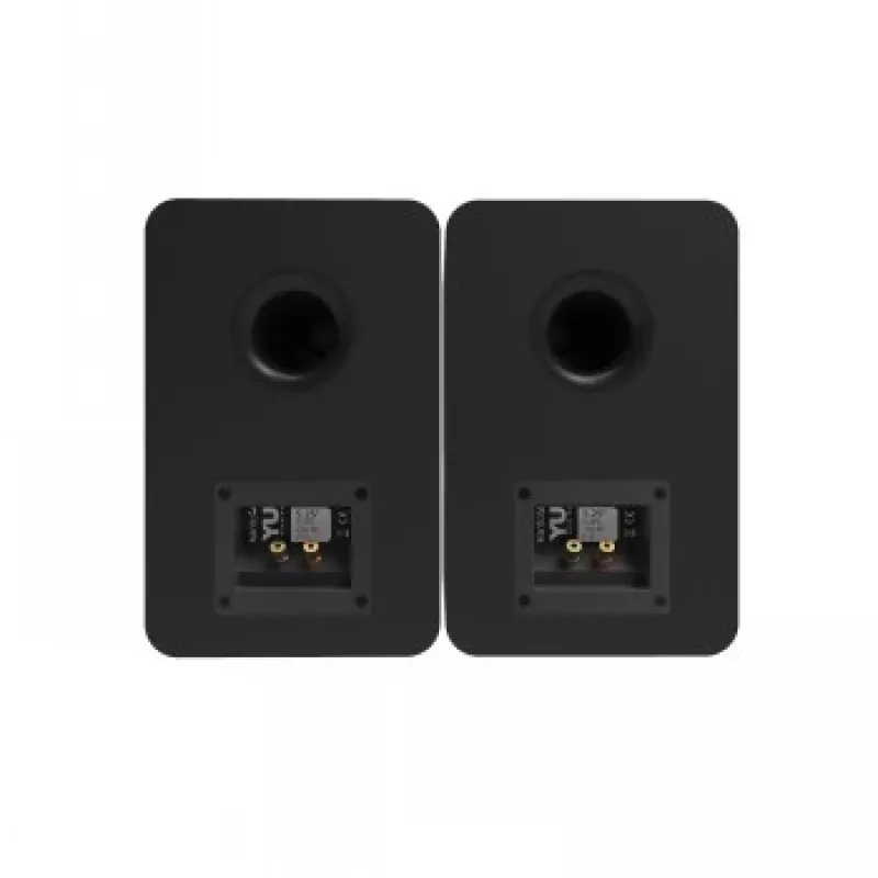 KANTO AUDIO YUP6 Passive Bookshelf Speakers Pair - 1 inch Silk Dome Tweeter & 5.25 inch Kevlar Woofer - Black