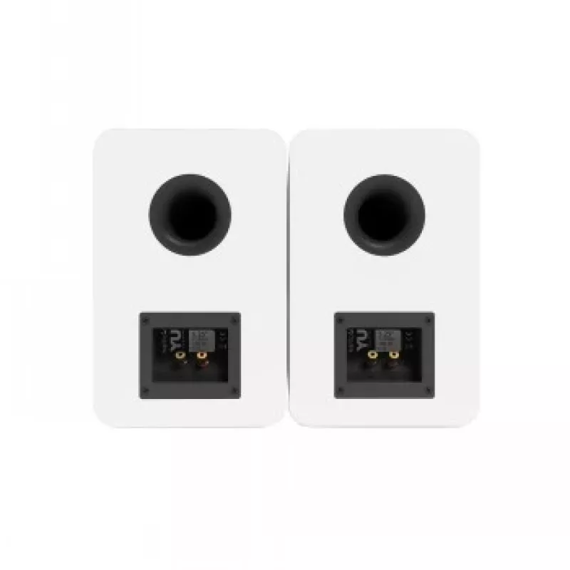 KANTO AUDIO YUP6W Passive Bookshelf Speakers (Pair) - White - 1 inch Silk Dome Tweeter & 5.25 inch Kevlar Woofer