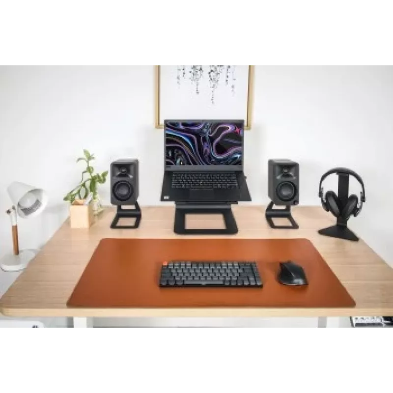 KANTO AUDIO 100W Powered Reference Desktop Speakers with Bluetooth - Black, Pair (Includes Type C Power Cord)