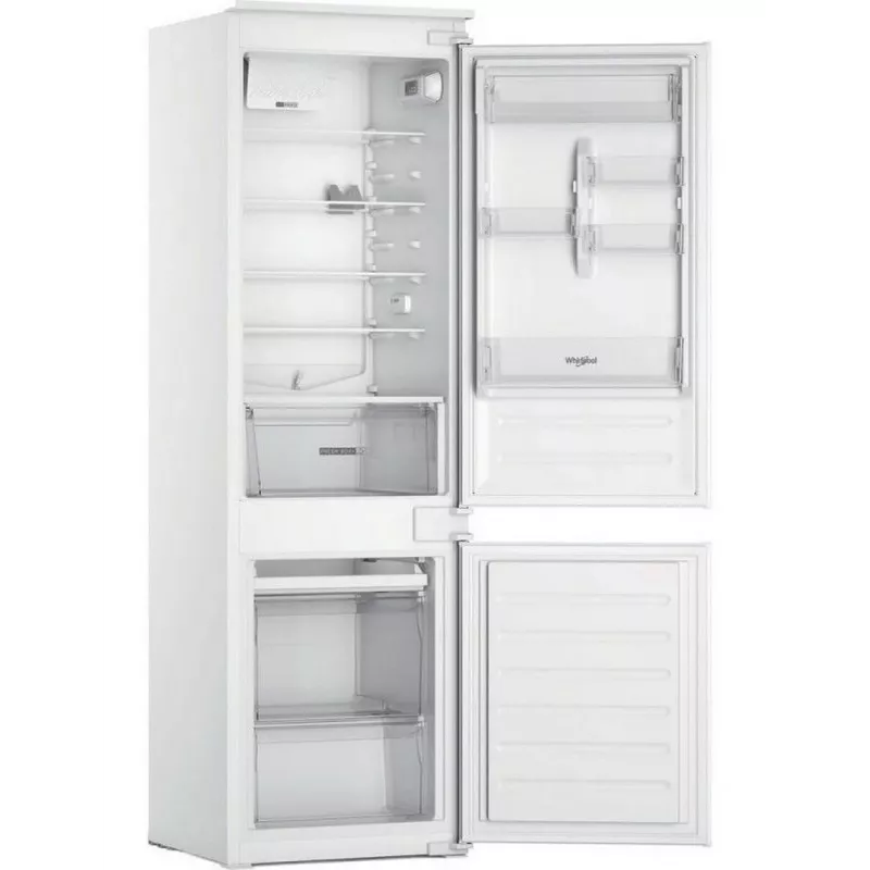Whirlpool WHC18D011B1 Built-In Fridge-Freezer, 275 L, F Energy Class, Low Frost, Black