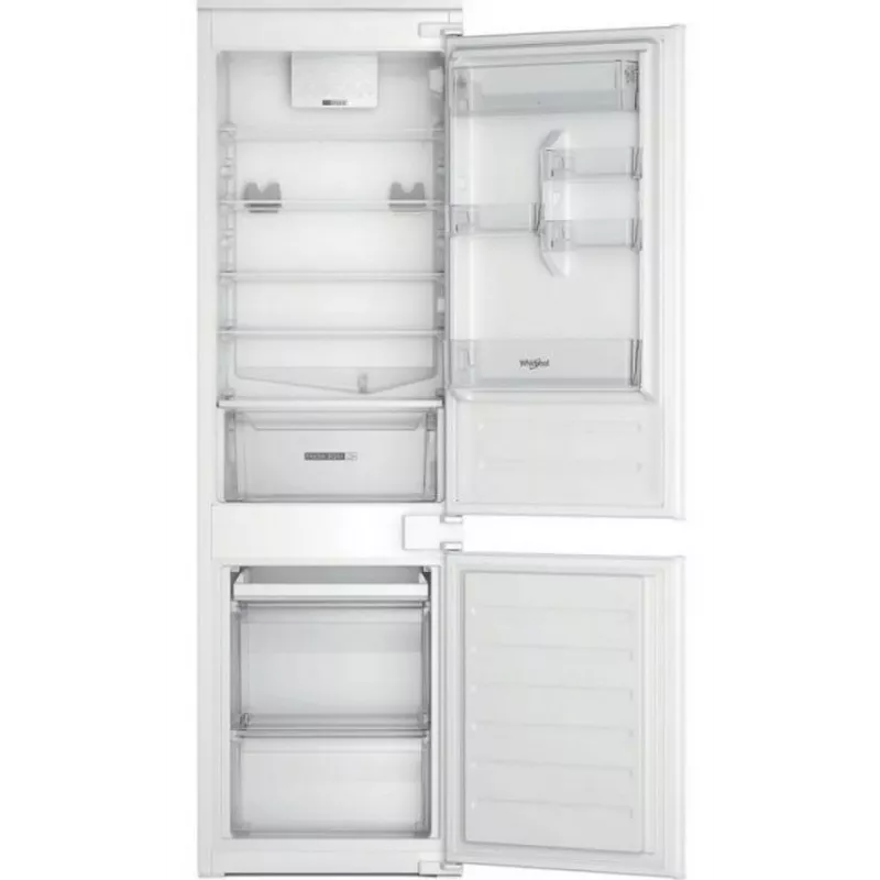 Whirlpool WHC18D011B1 Built-In Fridge-Freezer, 275 L, F Energy Class, Low Frost, Black