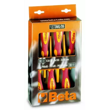 BETA 1273MQ-D6 10-Piece Insulated Screwdriver Set 1000V VDE