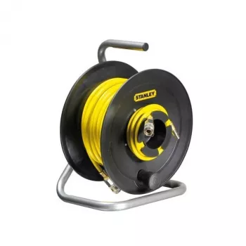 STANLEY Pneumatic Hose Reel 20m 8x12mm Automatic Rewind Wall Mount
