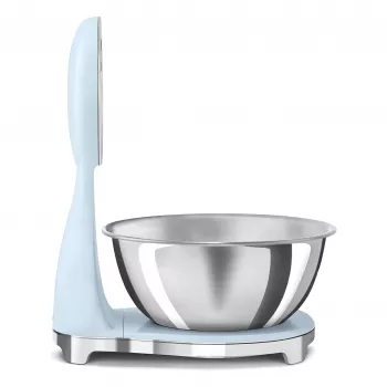 Smeg KSF01PBWW Analog and Digital Kitchen Scale Pastel Blue
