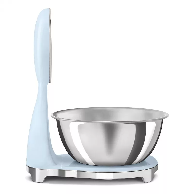 Smeg KSF01PBWW Analog and Digital Kitchen Scale Pastel Blue