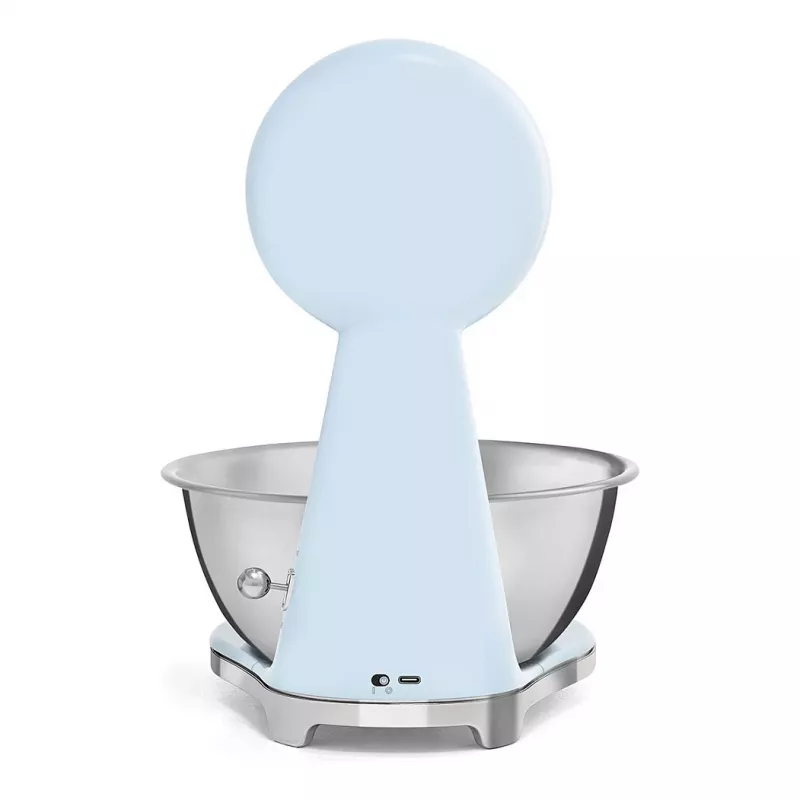 Smeg KSF01PBWW Analog and Digital Kitchen Scale Pastel Blue
